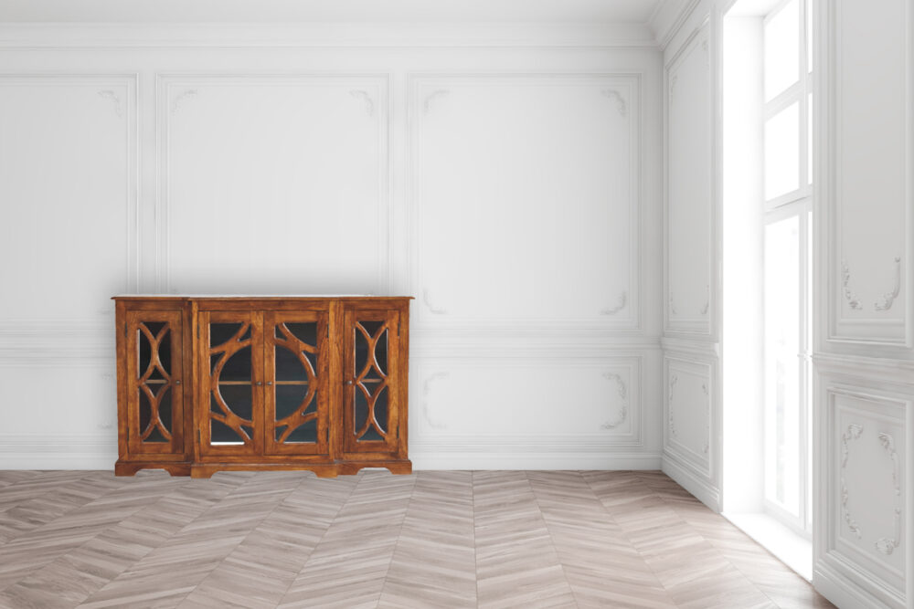 Glazed Carve Chestnut Sideboard - Image 12