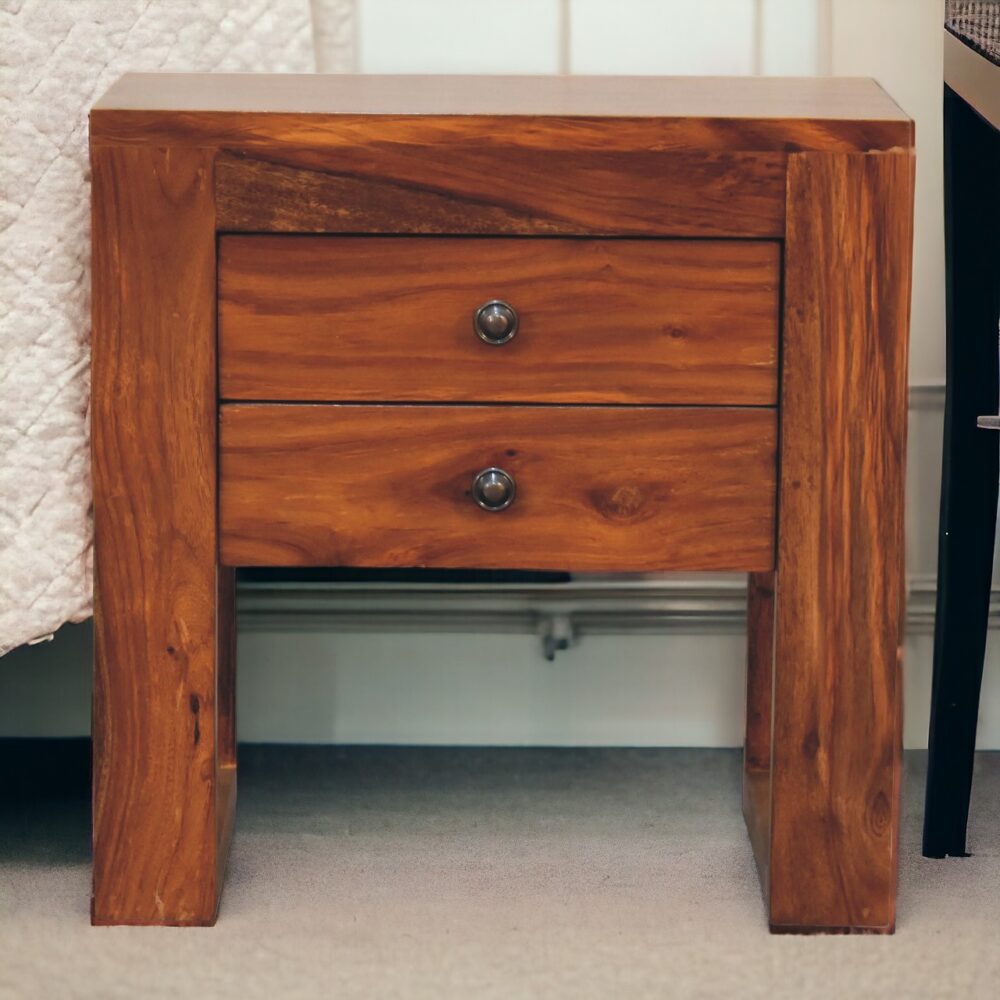 U-Square Honey Nightsand - Image 10