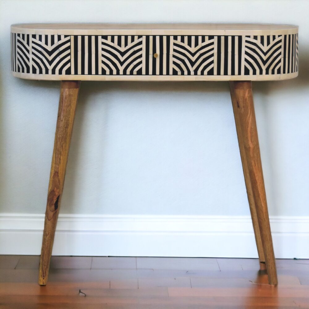 Edessa Bone Inlay Console Table - Image 12