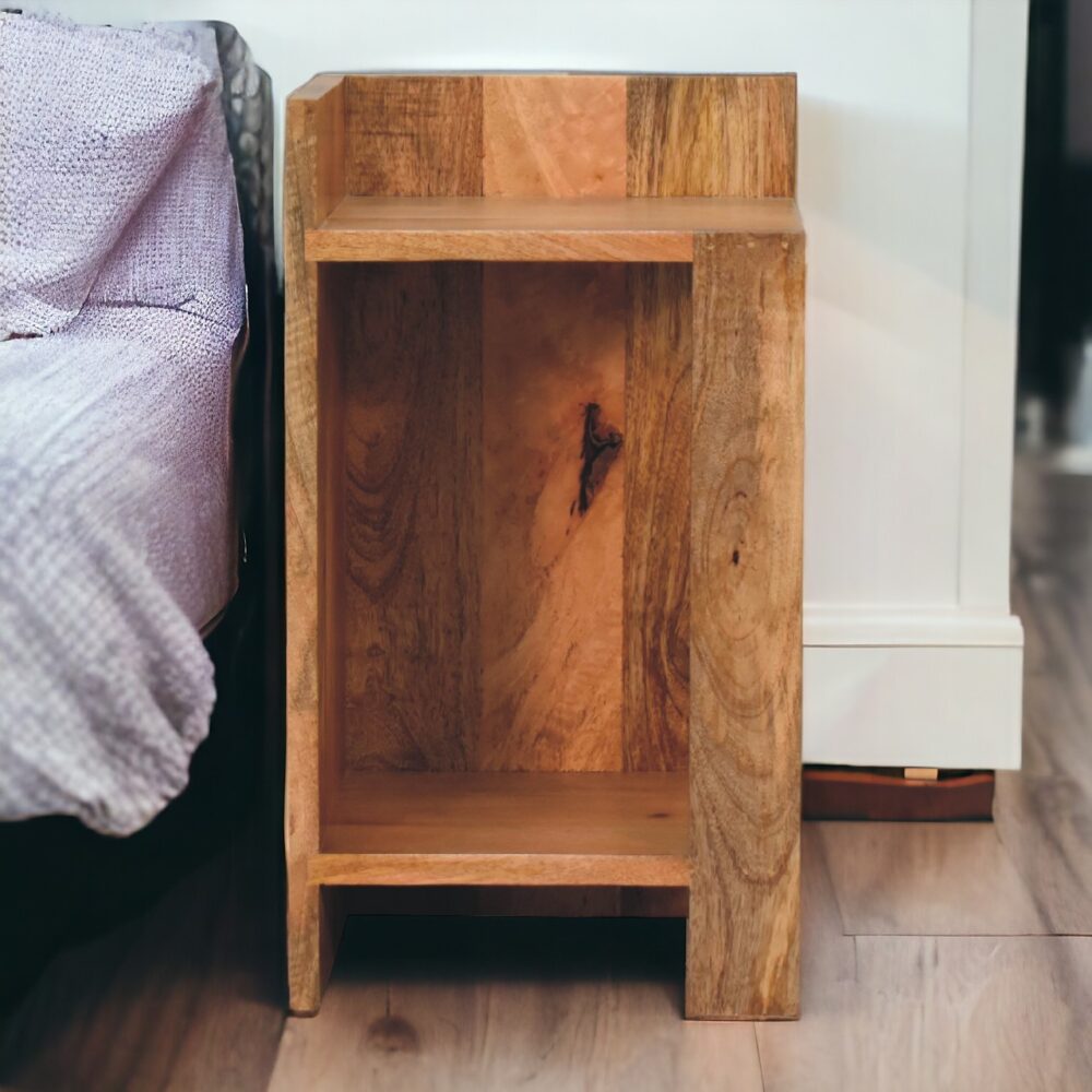 Oak-ish Box Nightsand - Image 10