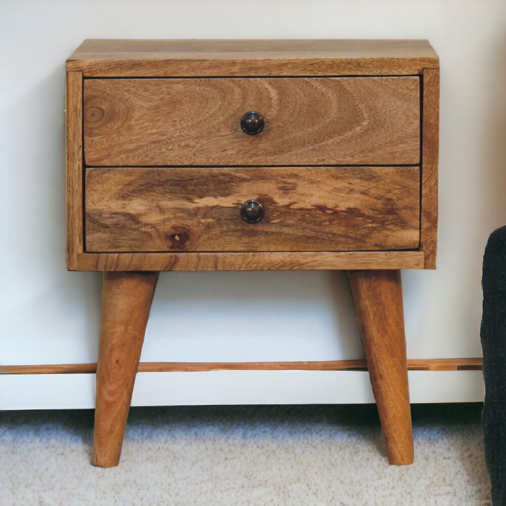 Mini Oak-ish Modern Nightsand - Image 10