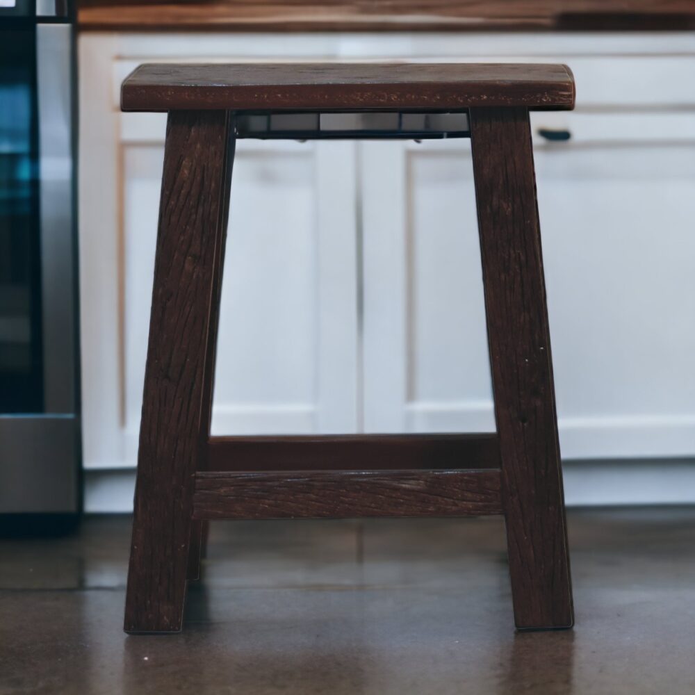 Reclaimed High Stool - Image 10