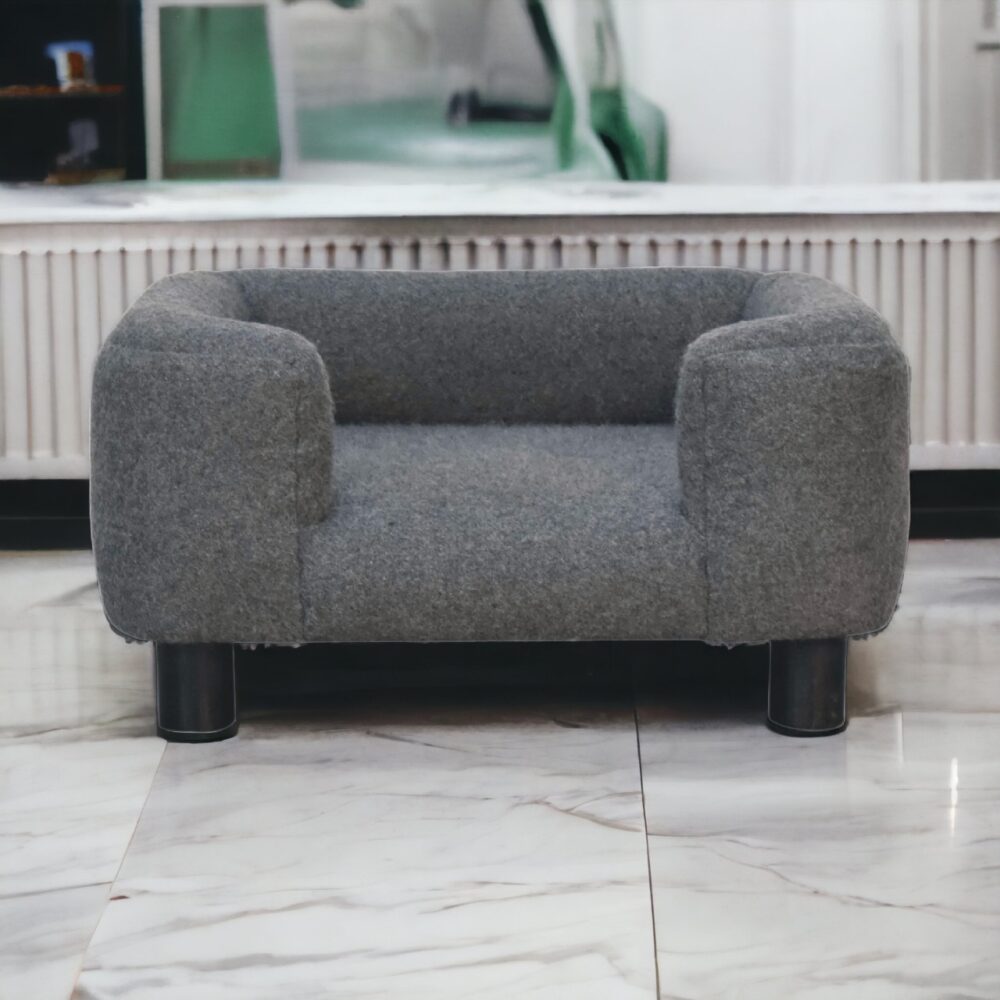 Mini Battleship Tweed Pet Sofa Bed - Image 12