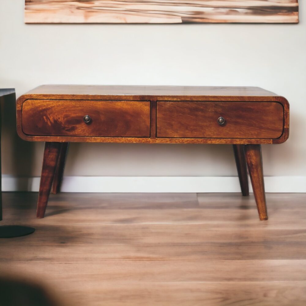 Sonata Chestnut Coffee Table - Image 11
