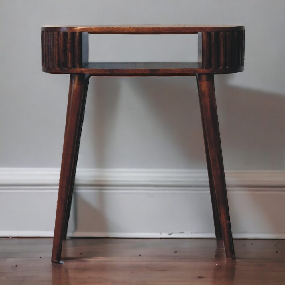 Stripe Chestnut Writing Desk - Image 11