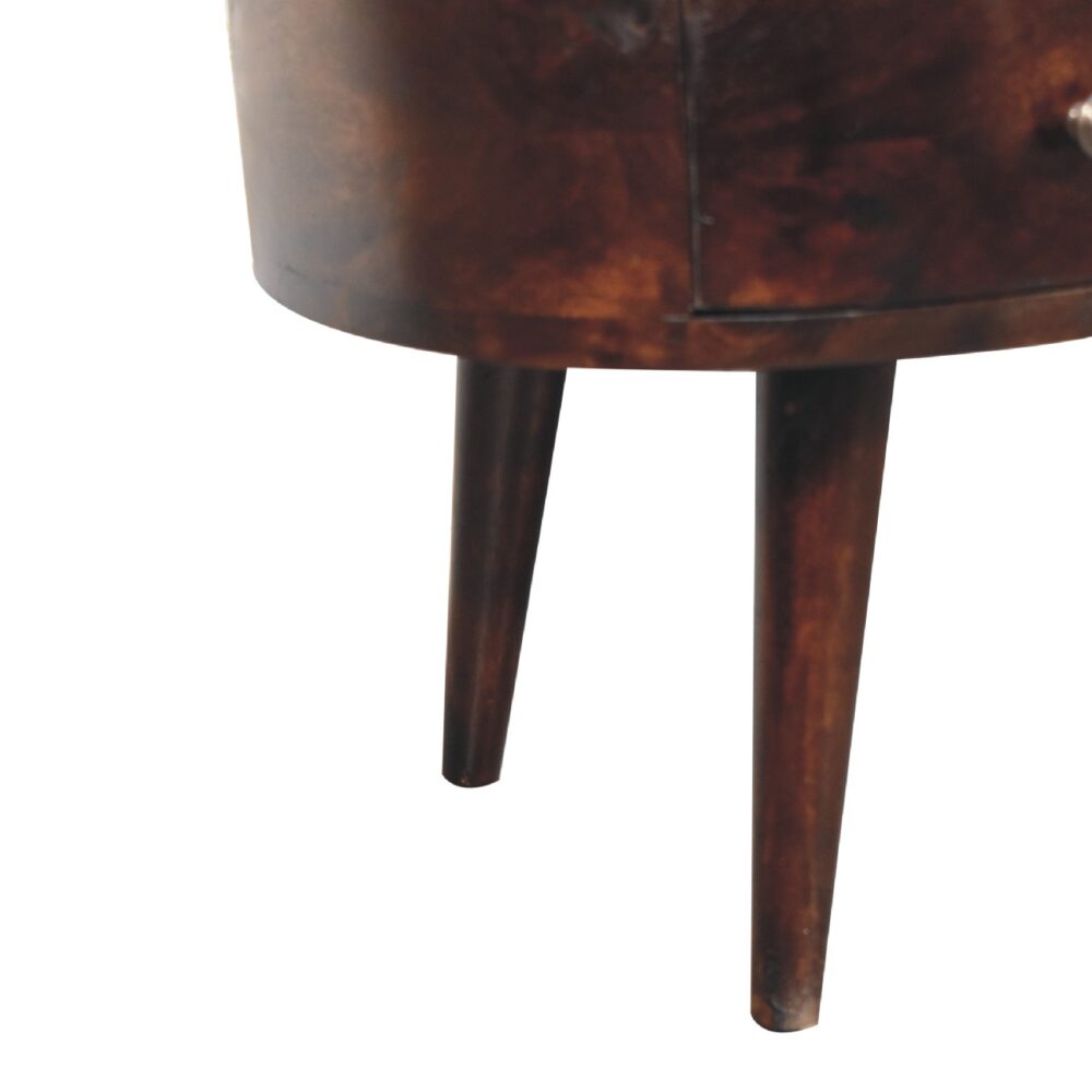 Light Walnut Wave Coffee Table - Image 8