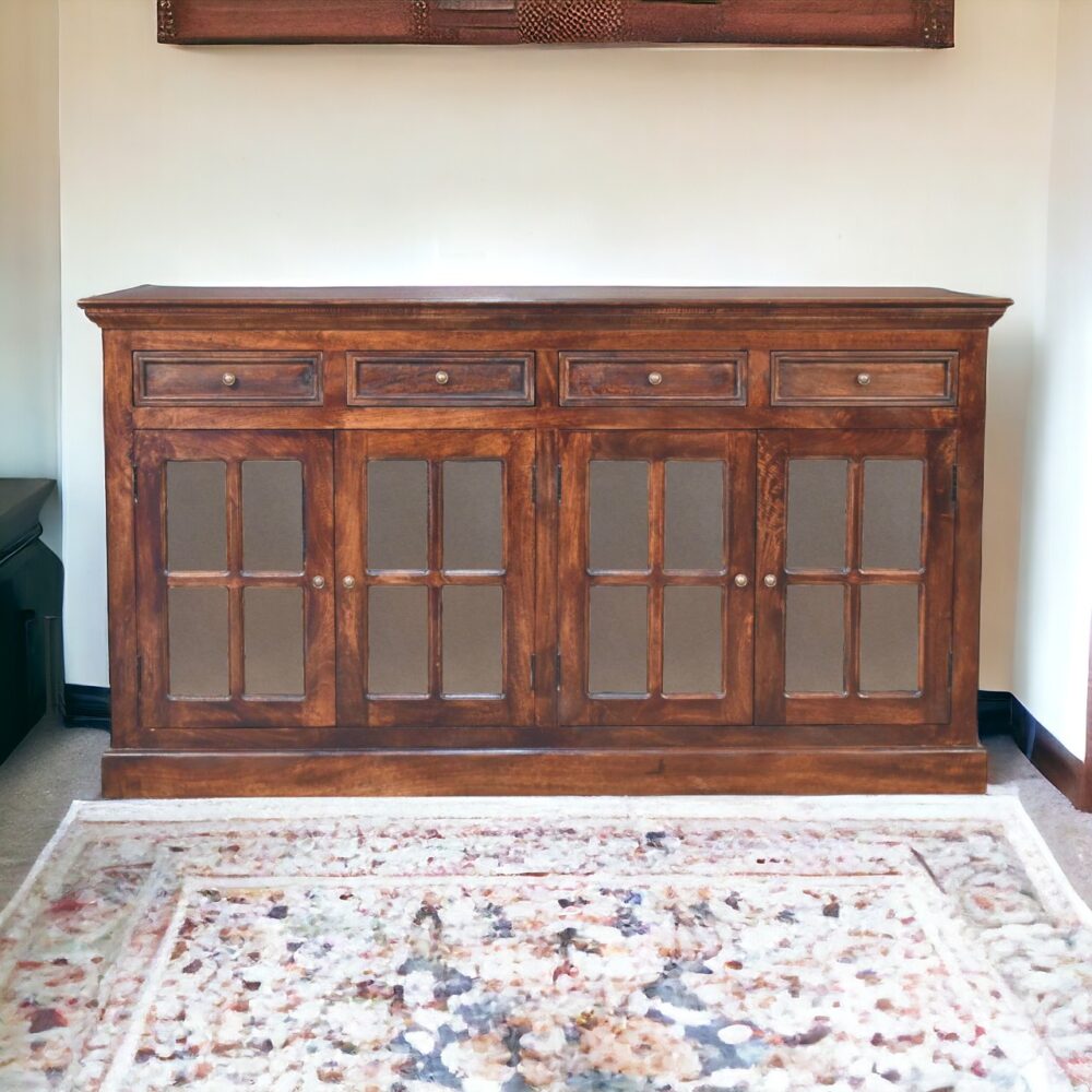Light Walnut Glazed Sideboard - Image 10
