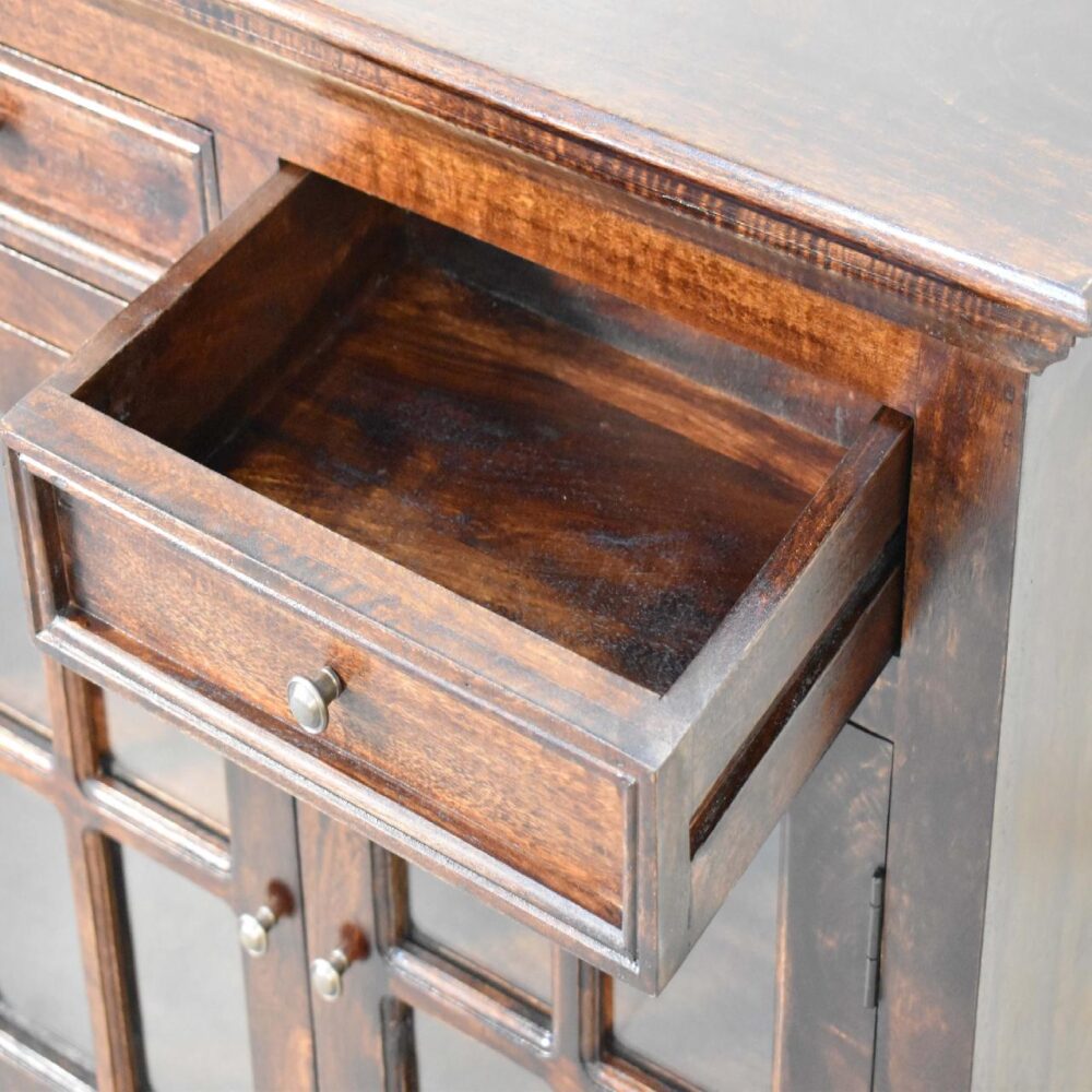 Light Walnut Glazed Sideboard - Image 6