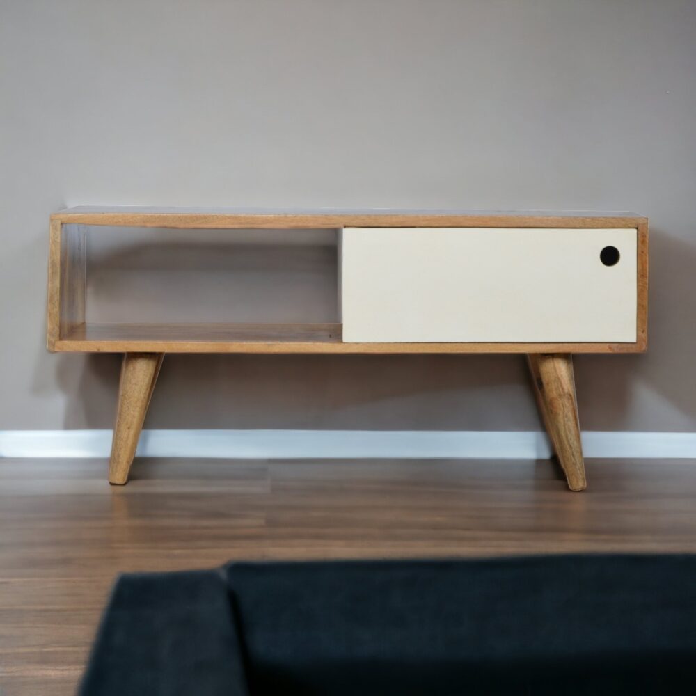 White Sliding Media Unit - Image 10