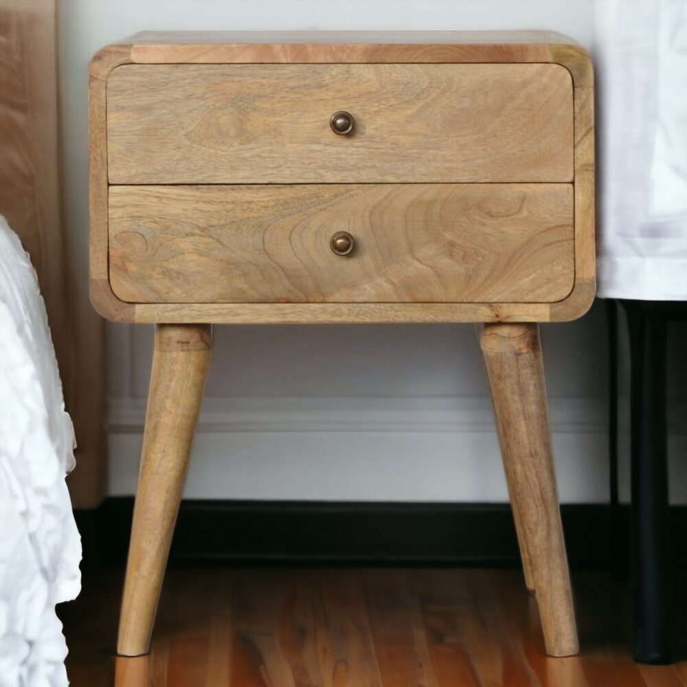Canada Curved Oak-ish Nightsand Suppliers