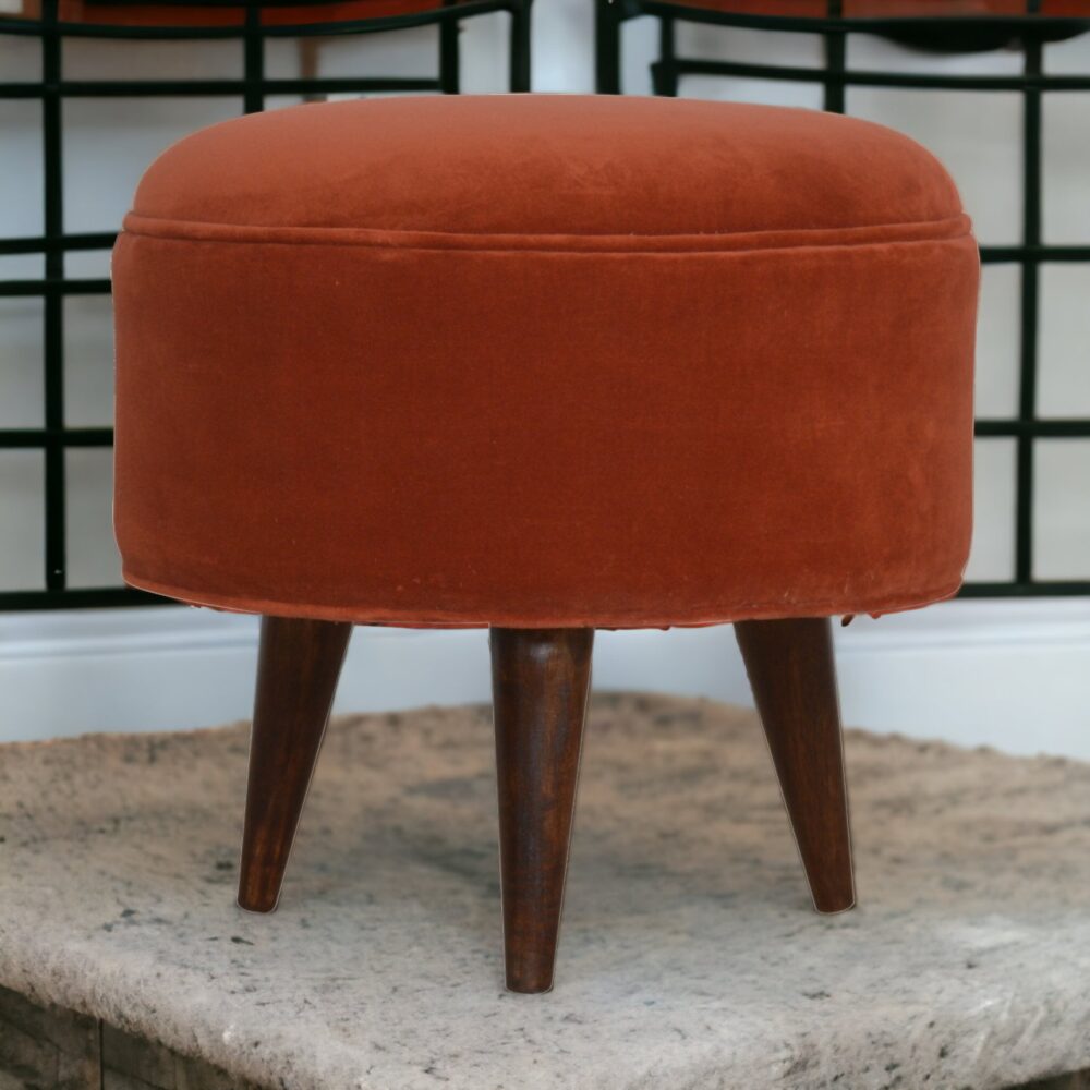 Canada Brick Velvet Nordic Style Footstool Suppliers