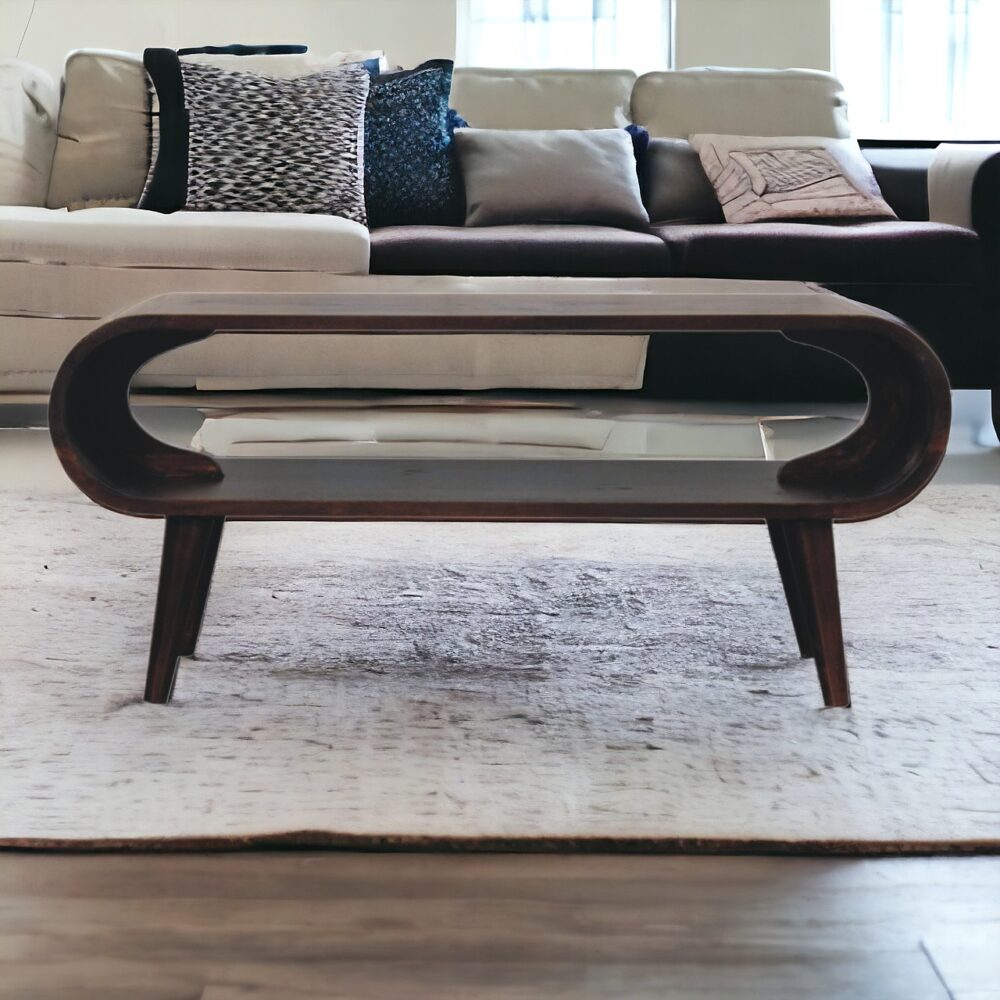 Amaya Light Walnut Coffee Table - Image 10