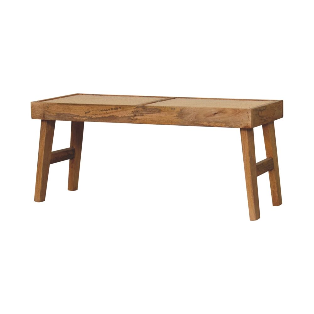 Open Rattan Bench - Image 4