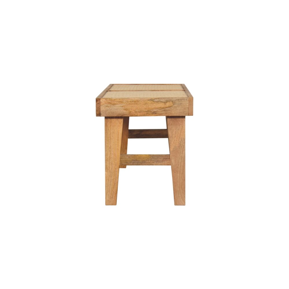 Open Rattan Bench - Image 9