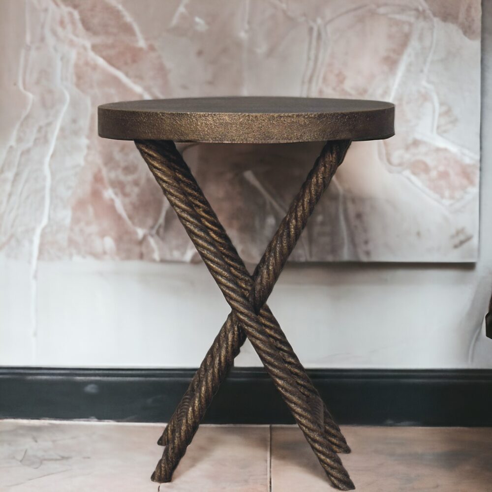 Metallic Rope Side Table - Image 10