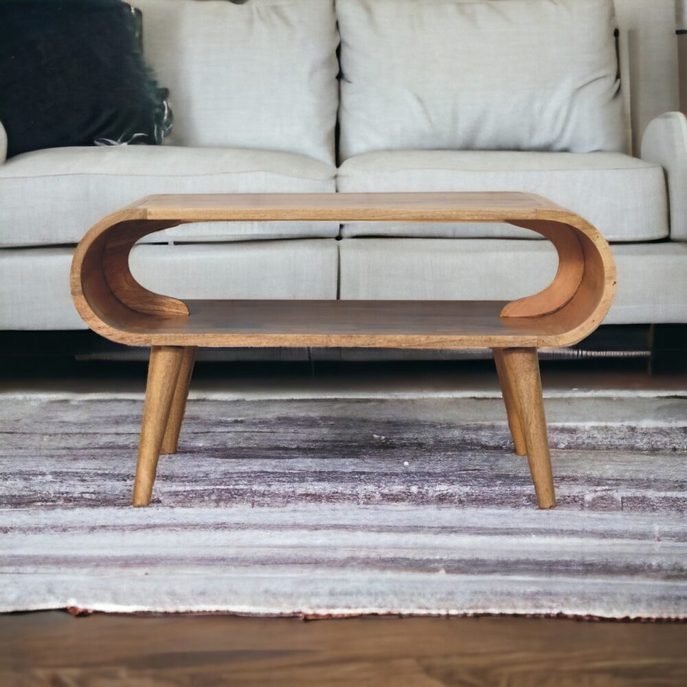 Open Oak-ish Coffee Table - Image 10