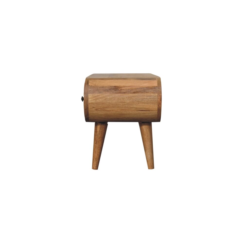 Oak-ish Circular TV Unit - Image 9