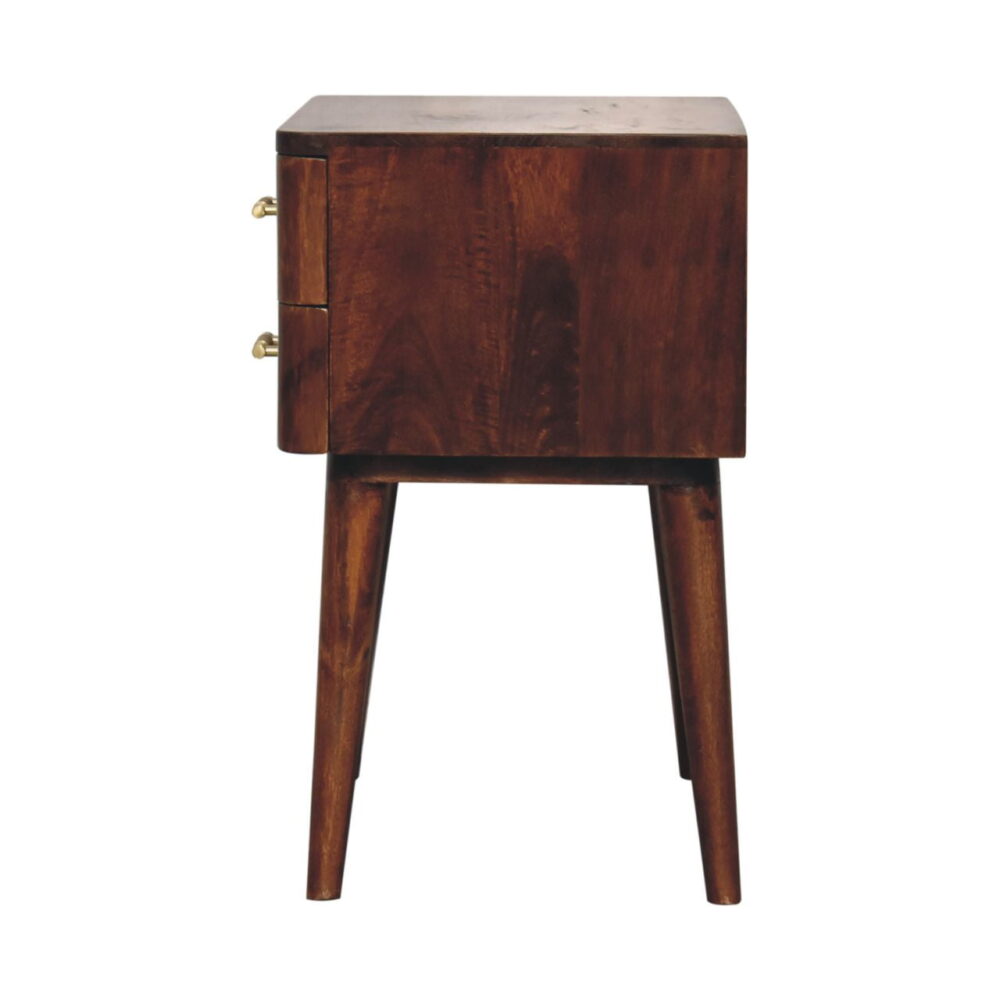 Chestnut T-Bar Nordic Nightsand - Image 9