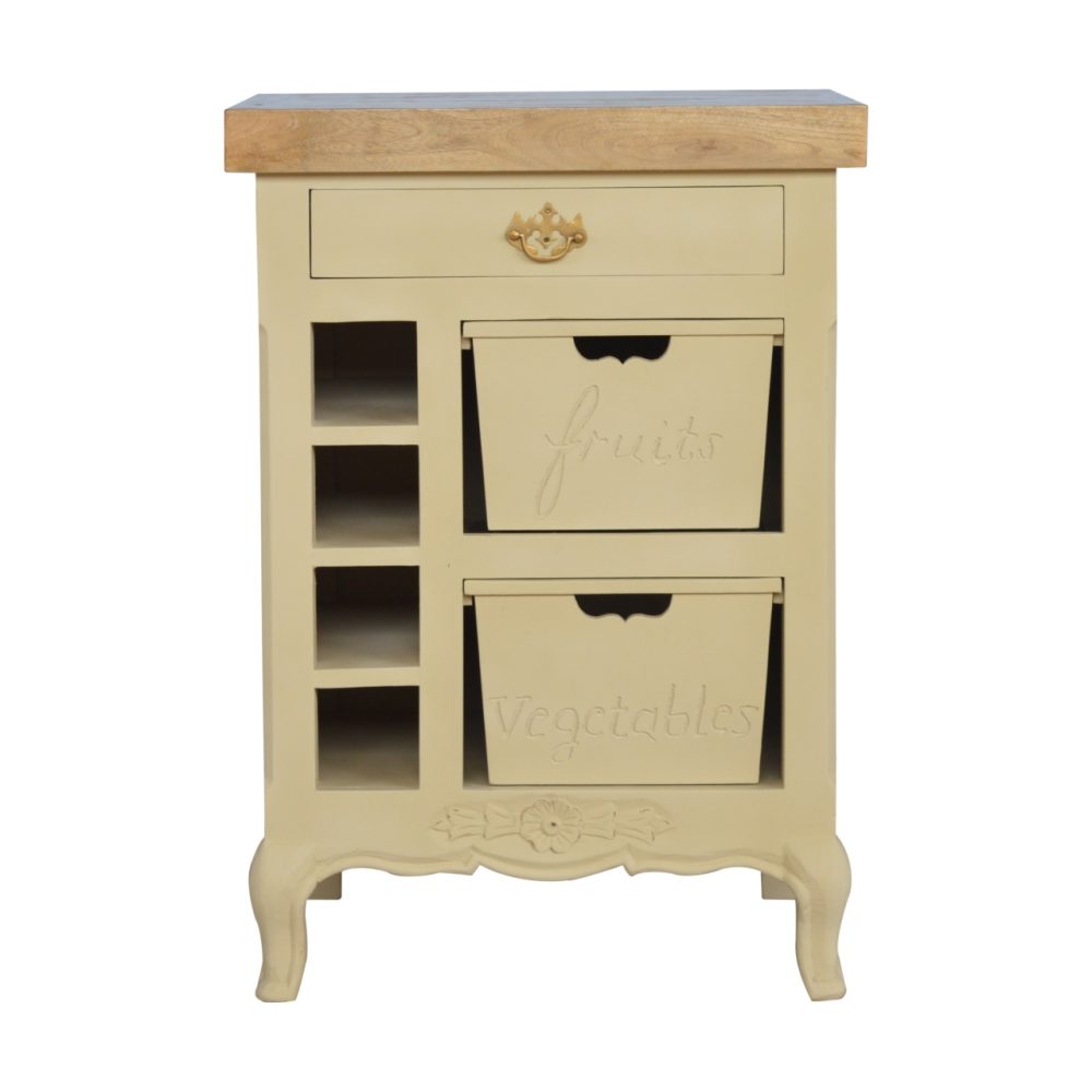 French Style Cream Cabinet - Image 2