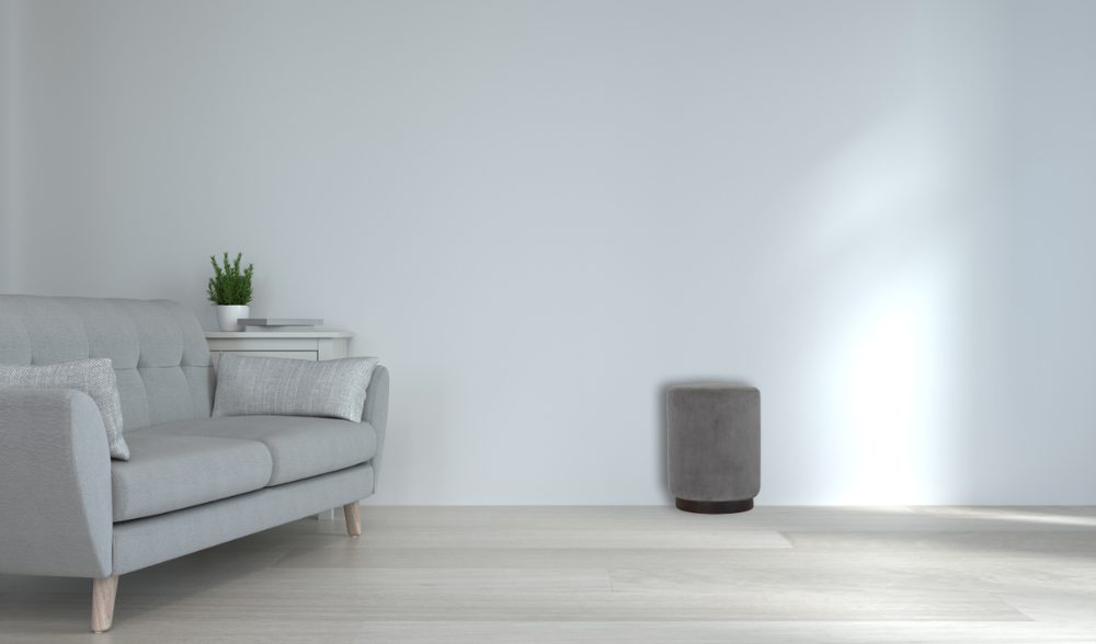 Grey Velvet Wooden Footstool - Image 10