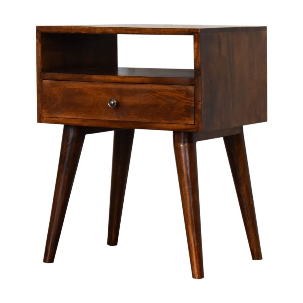 Modern Chestnut Solid Wood Nightsand - Image 3