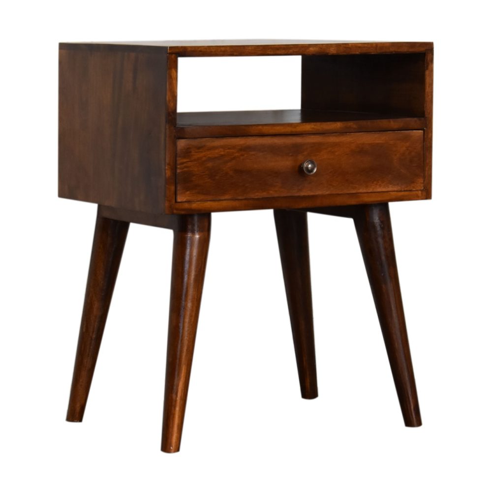 Modern Chestnut Solid Wood Nightsand - Image 4