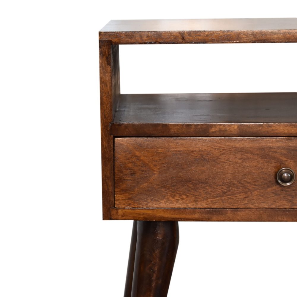Modern Chestnut Solid Wood Nightsand - Image 5