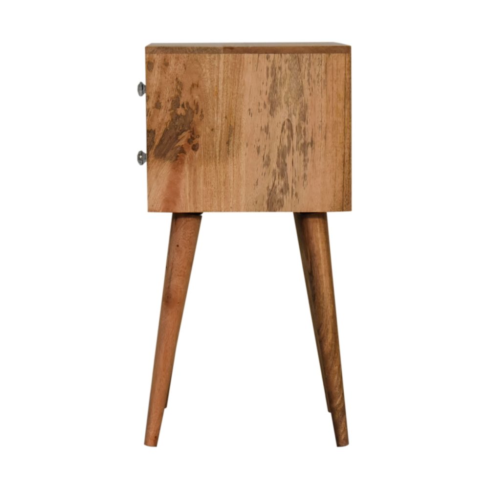 Mini Bone Inlay 2 Drawer Nightsand - Image 9