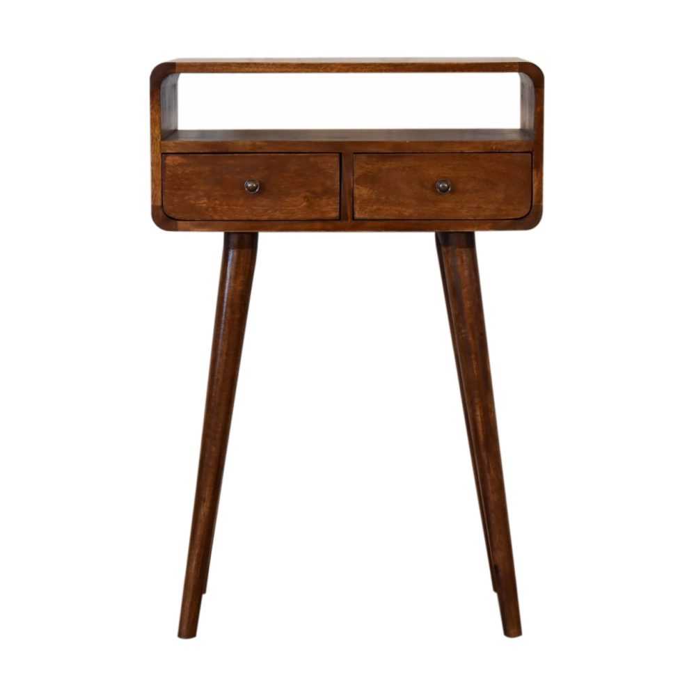 Mini Chestnut Console Table - Image 2