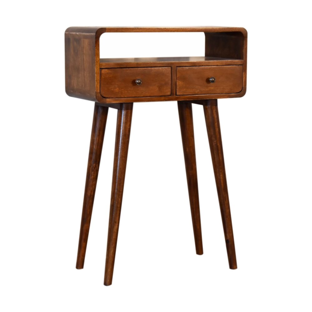 Mini Chestnut Console Table - Image 3