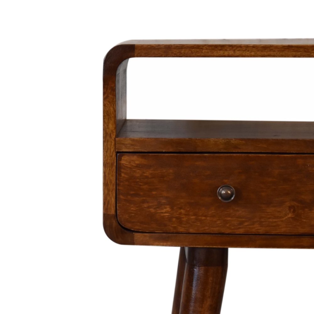 Mini Chestnut Console Table - Image 5