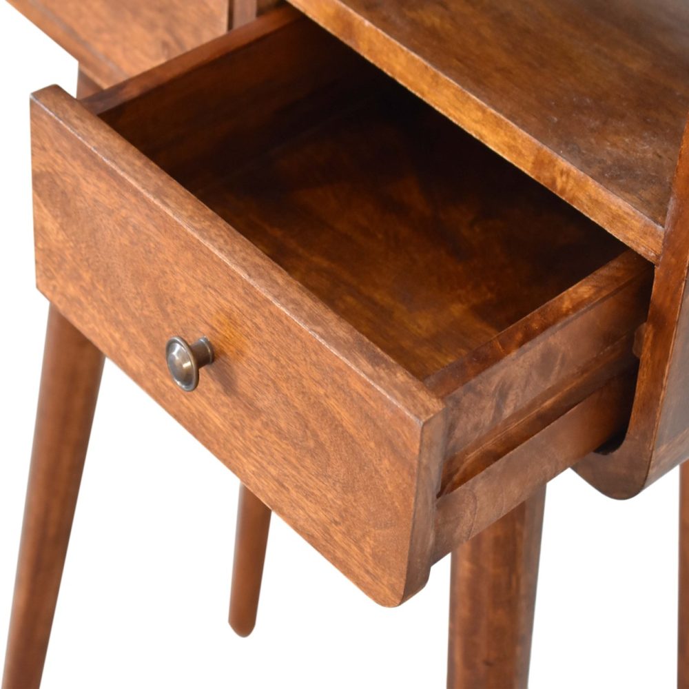 Mini Chestnut Console Table - Image 8