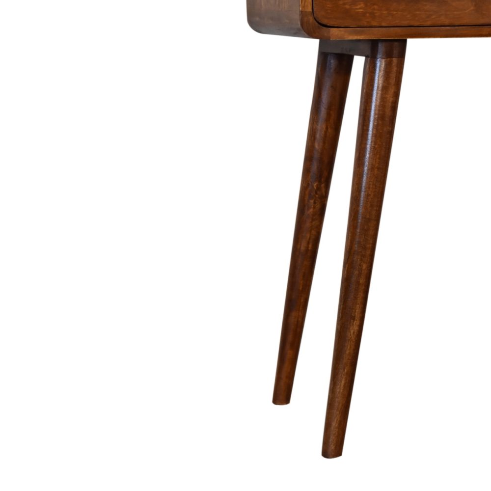 Mini Chestnut Console Table - Image 9