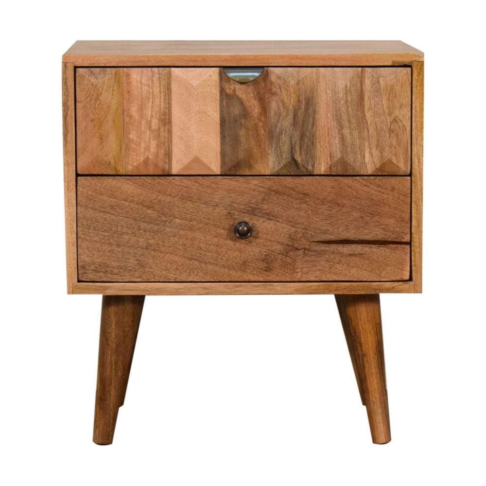 Oak-ish Prism Nightsand - Image 2
