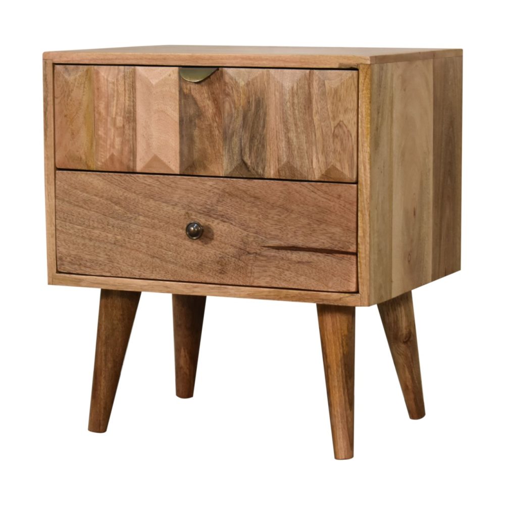 Oak-ish Prism Nightsand - Image 3