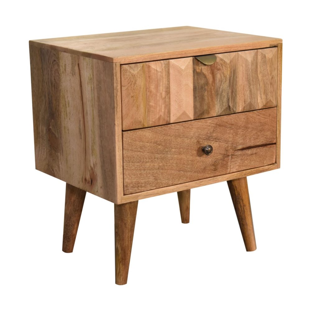 Oak-ish Prism Nightsand - Image 4