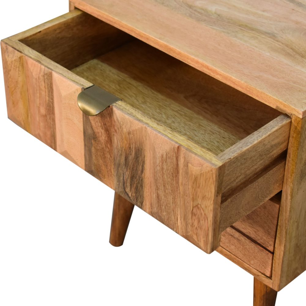 Oak-ish Prism Nightsand - Image 7