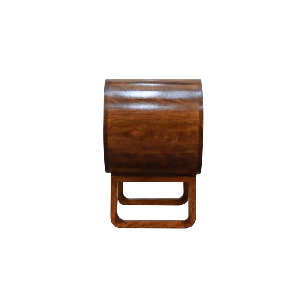 Chestnut Open Circular Media Unit - Image 9