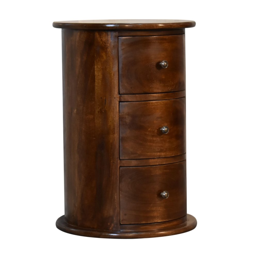 3 Drawer Chestnut Drum - Image 3