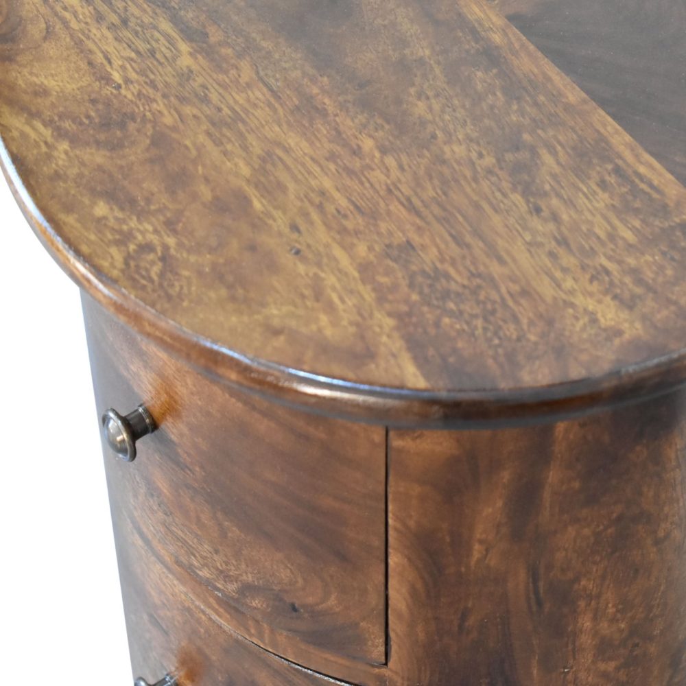3 Drawer Chestnut Drum - Image 6