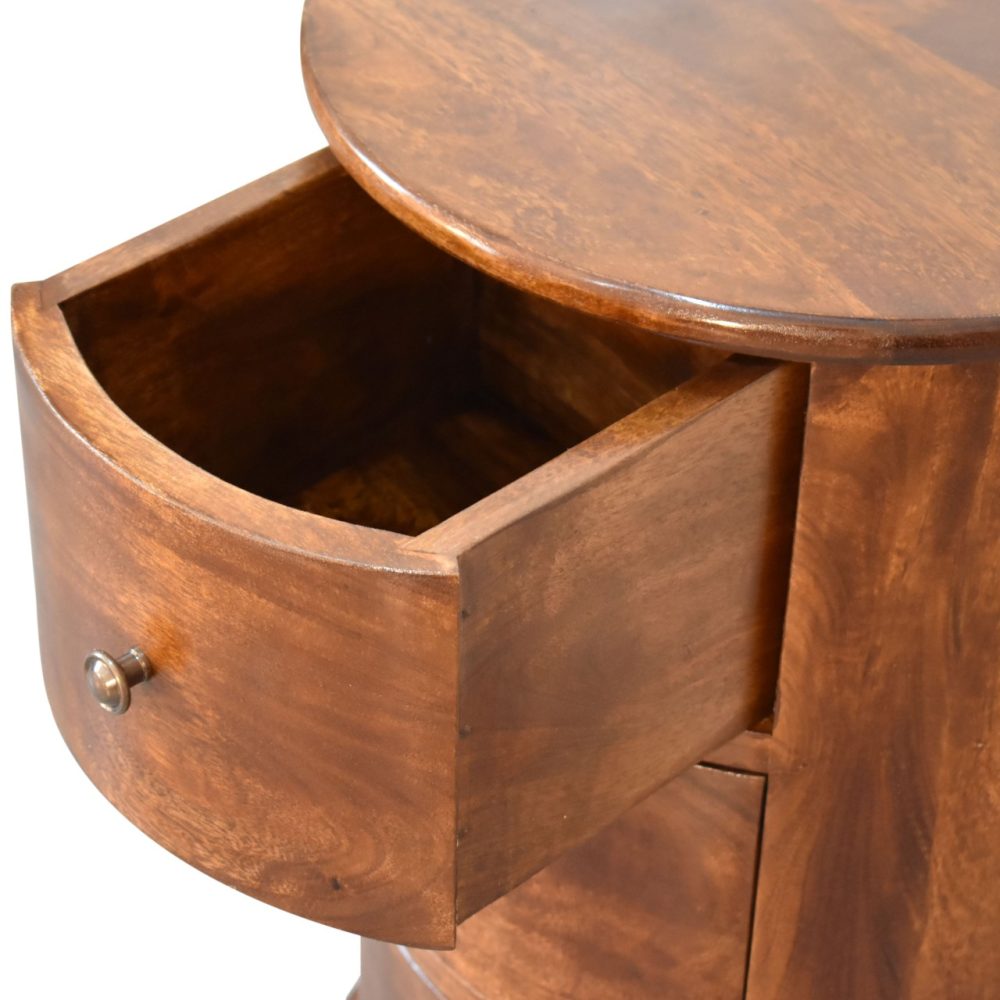 3 Drawer Chestnut Drum - Image 7