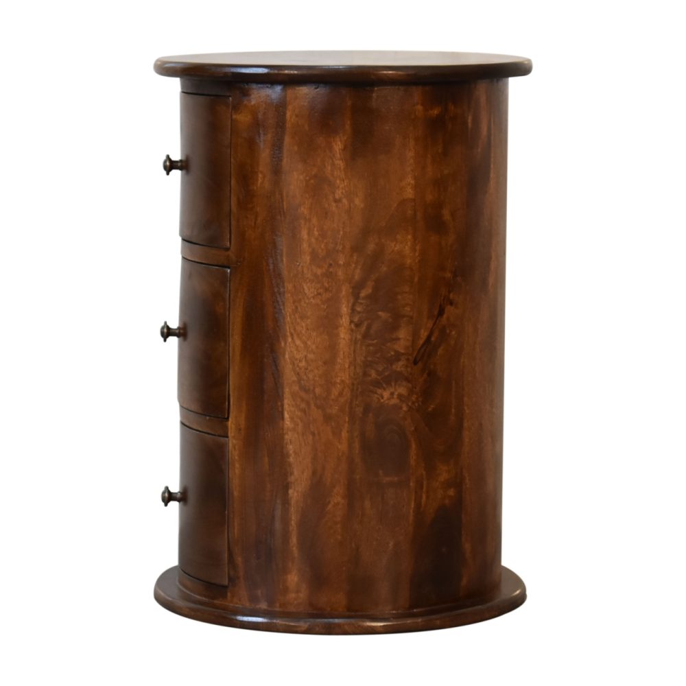 3 Drawer Chestnut Drum - Image 9