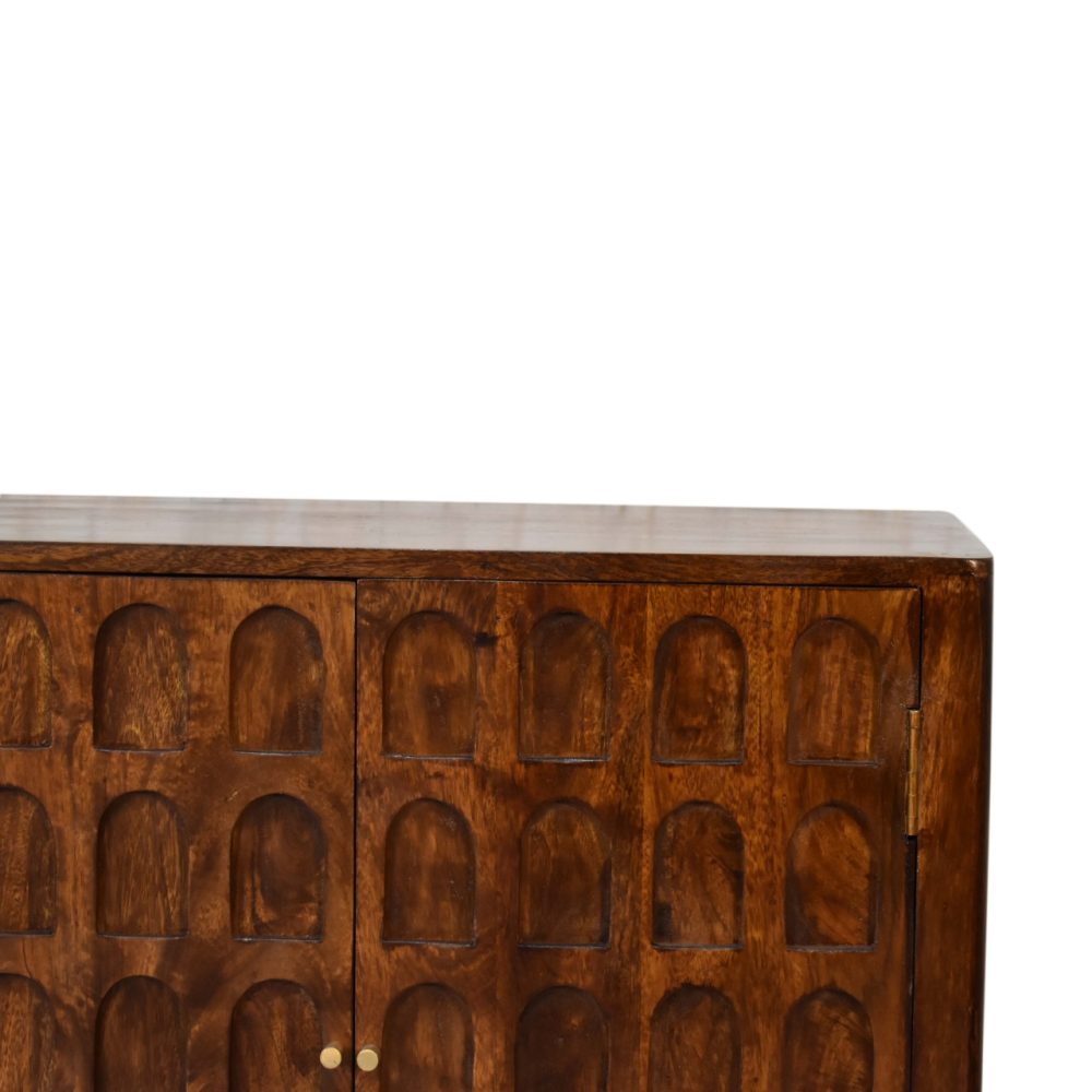 Chestnut Arch Cabinet - Image 5