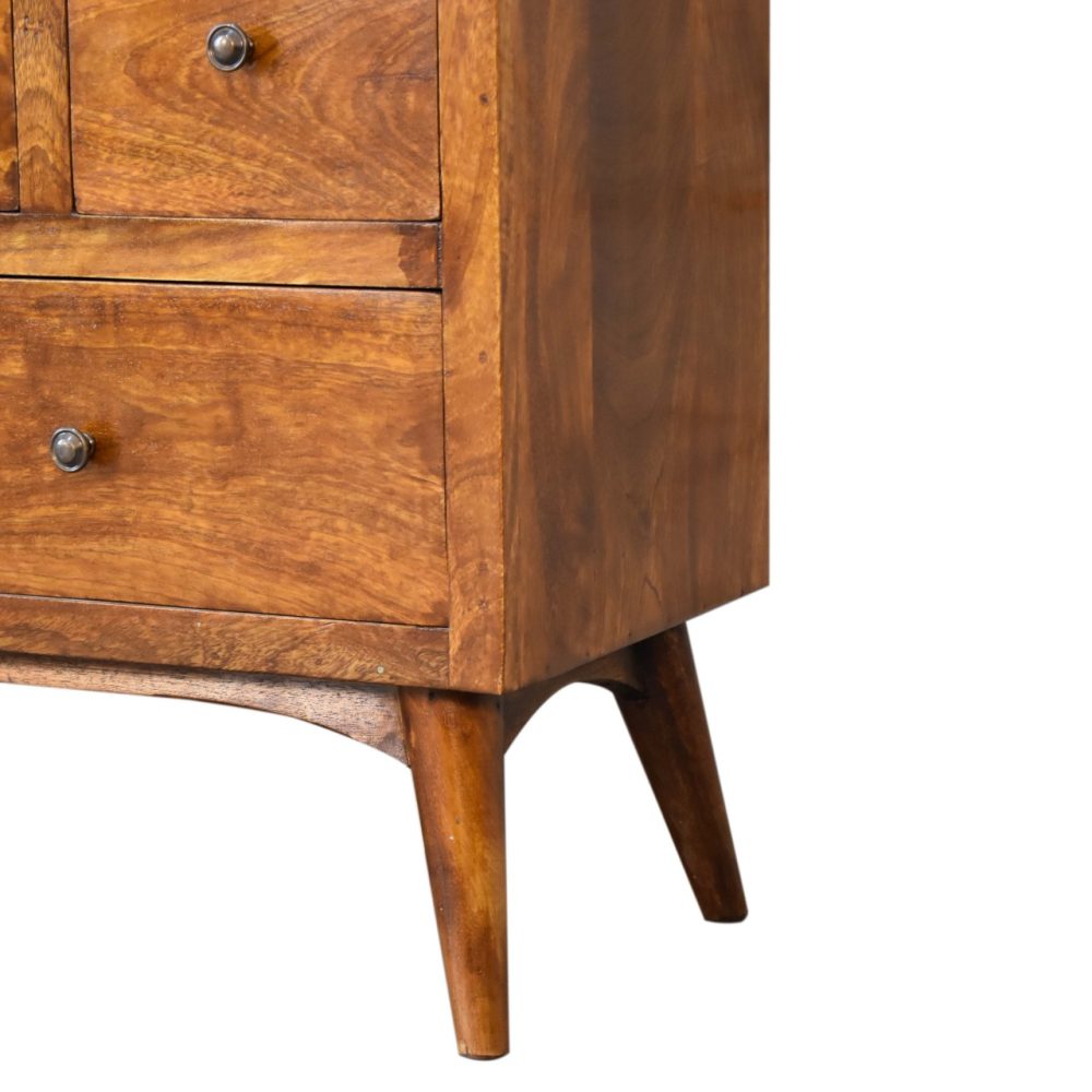 Chestnut Solid Wood 8 Drawer Chest - Image 8