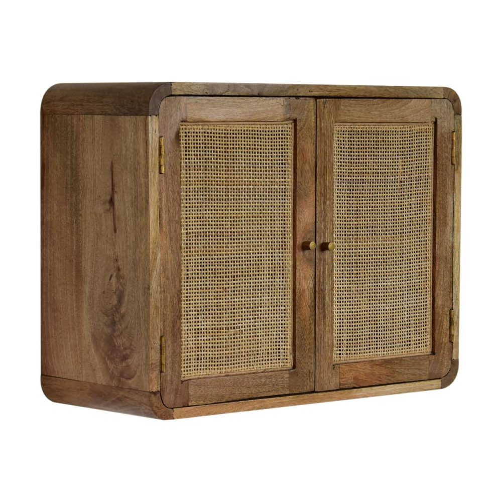 Floating  Knit Grey Wash Cabinet - Image 3