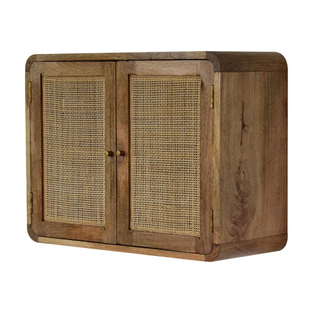 Floating  Knit Grey Wash Cabinet - Image 4
