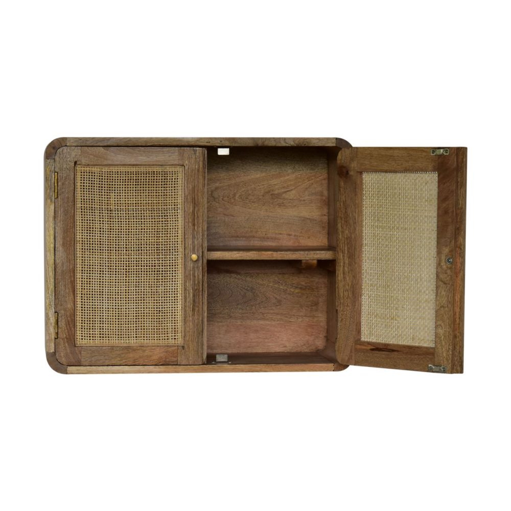 Floating  Knit Grey Wash Cabinet - Image 7