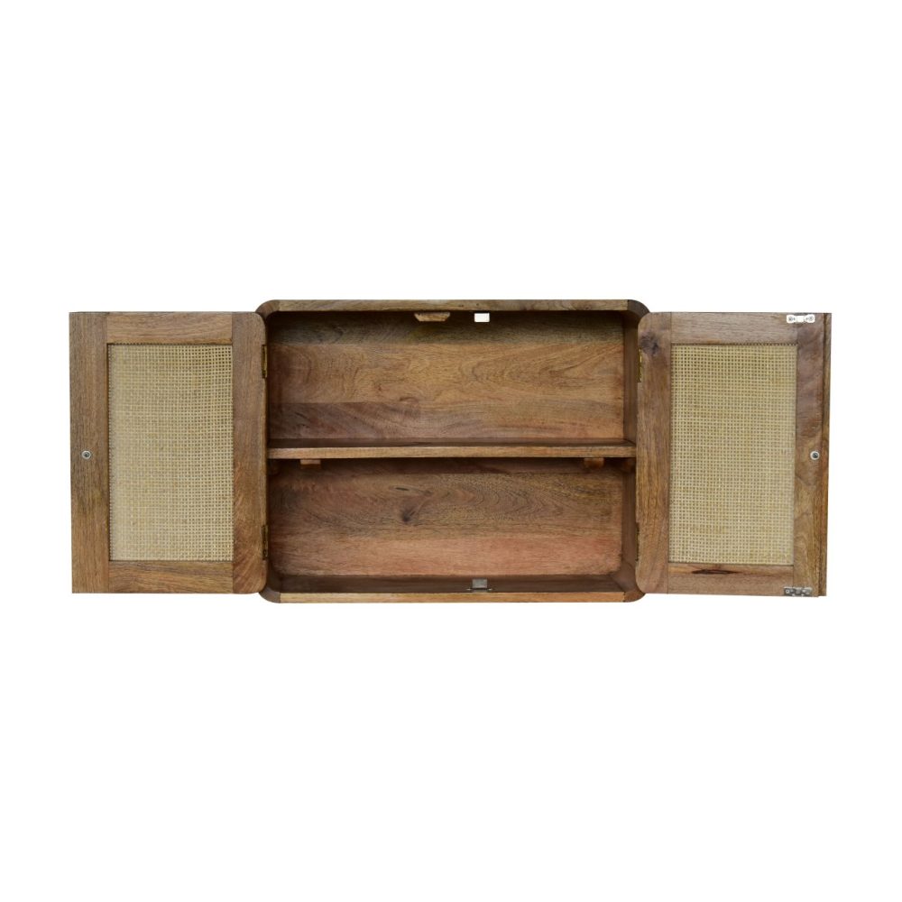 Floating  Knit Grey Wash Cabinet - Image 8