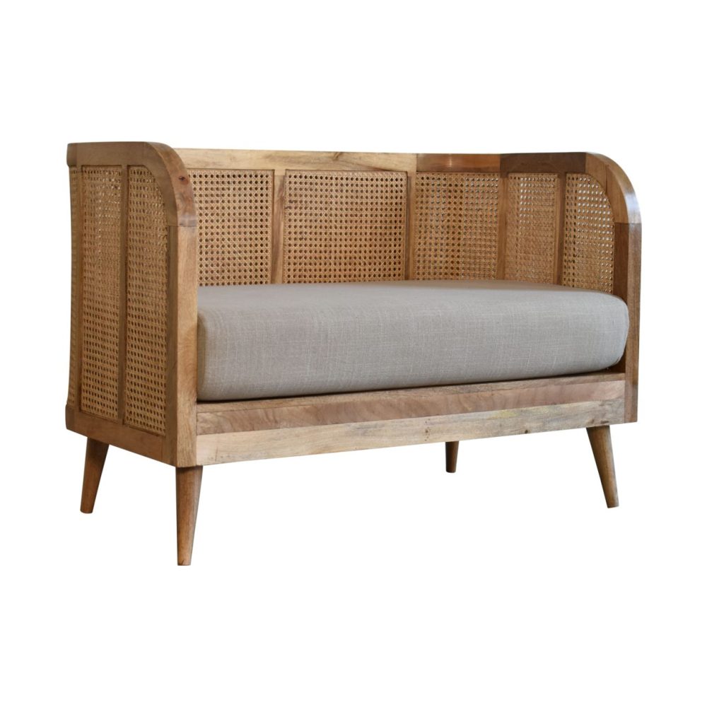 Larissa Mud Linen Sofa - Image 4
