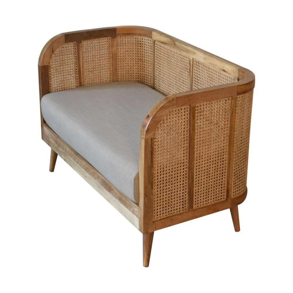 Larissa Mud Linen Sofa - Image 7